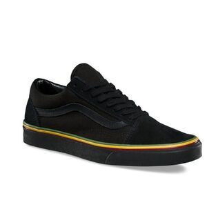 Vans Old Skool Rasta Black/Black Men's Skate Shoes Size Mens: 8.5 / womens size: